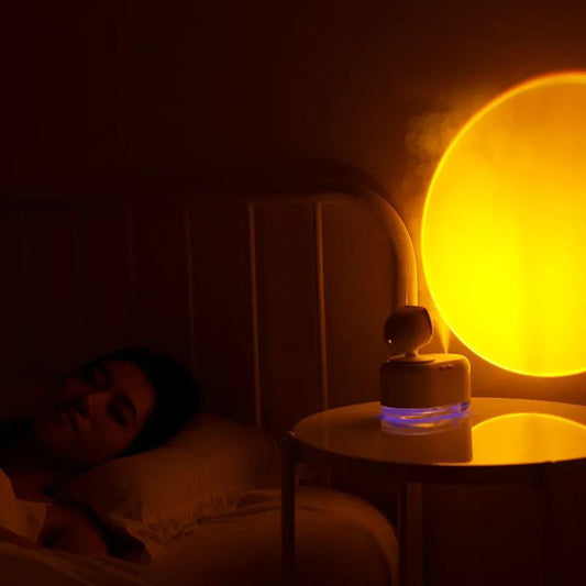 Humificador De Aromas Luz Led Atardecer